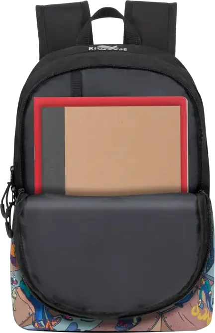 Rucsac Urban Rivacase Agora 5420 Skaters, 12L din Poliester Rezistent la Apă cu Compartiment pentru Laptop și Organizator, 270 x 380 x 130 mm
