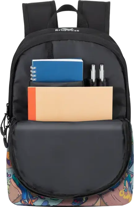 Rucsac Urban Rivacase Agora 5420 Skaters, 12L din Poliester Rezistent la Apă cu Compartiment pentru Laptop și Organizator, 270 x 380 x 130 mm