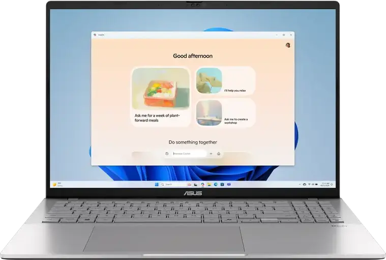 ASUS Vivobook S 16 S3607VA Laptop, Intel Core i5-13420H, 16GB DDR5 RAM, 1TB NVMe SSD, 16" WUXGA 144Hz IPS Display, FHD IR Camera, Aluminum, Cool Silver, No OS