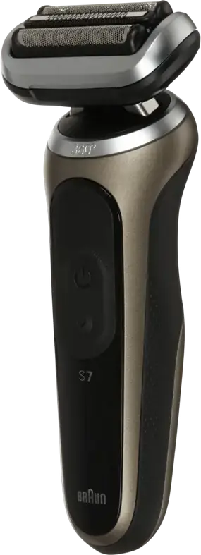 Aparat de Ras Electric Braun Series 7 72-C1200s cu Sita, Cap Adaptabil SkinFlex 360°, 3 Lame Flex, Wet & Dry Impermeabil, Baterie Li-ion, Made in Germany