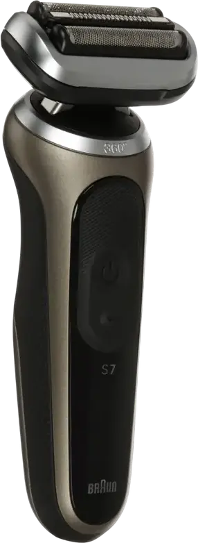 Aparat de Ras Electric Braun Series 7 72-C1200s cu Sita, Cap Adaptabil SkinFlex 360°, 3 Lame Flex, Wet & Dry Impermeabil, Baterie Li-ion, Made in Germany