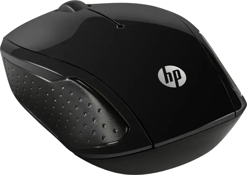 HP Wireless Mouse 200 Empress Black Optical Mouse 1000 DPI 2.4 GHz RF Wireless Connectivity 10m Range USB Receiver