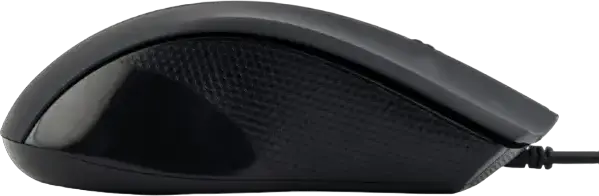 Gembird MUS-GU-02 Wired Laser Mouse, 800-2400 DPI Adjustable Resolution, 6 Buttons with Forward/Backward, USB Interface, Right-Handed, Black