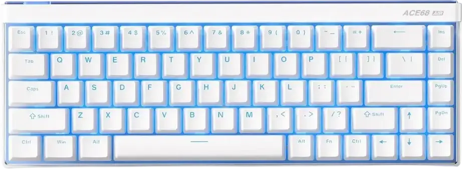 Tastatură MCHOSE Ace 68 Air, Cu fir, Snow White