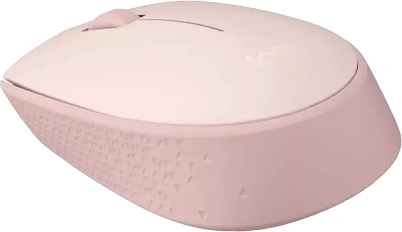 Logitech M171 Wireless Optical Mouse, Pink, 1000 DPI, 2.4 GHz Wireless Connection, USB RF Receiver, Ambidextrous Design, 10m Range, Compatible with Windows, Mac, Chrome OS, Linux