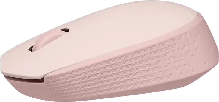 Logitech M171 Wireless Optical Mouse, Pink, 1000 DPI, 2.4 GHz Wireless Connection, USB RF Receiver, Ambidextrous Design, 10m Range, Compatible with Windows, Mac, Chrome OS, Linux