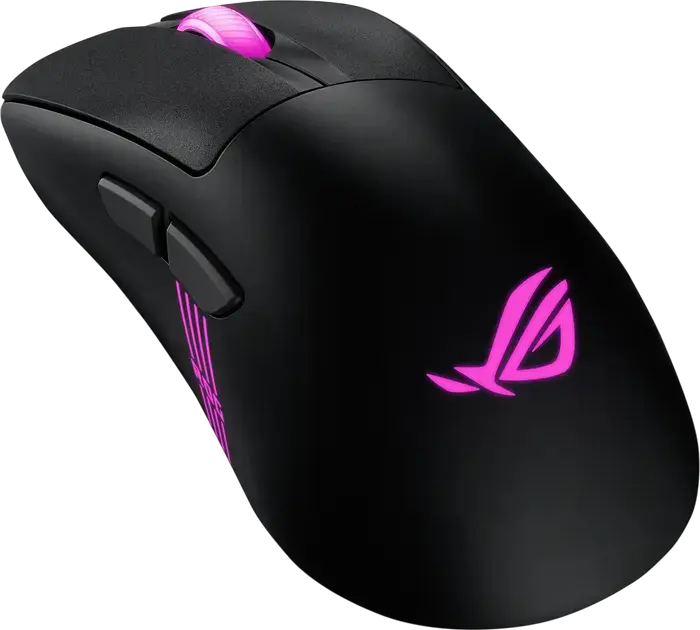 ASUS ROG Keris II Origin P722 Wireless Gaming Mouse, 42000 DPI AimPoint Pro Sensor, Hot-swappable Micro Switches II, Tri-mode Connectivity, Black