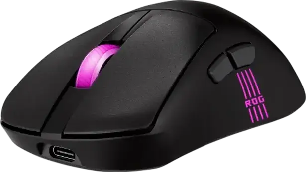 ASUS ROG Keris II Origin P722 Wireless Gaming Mouse, 42000 DPI AimPoint Pro Sensor, Hot-swappable Micro Switches II, Tri-mode Connectivity, Black