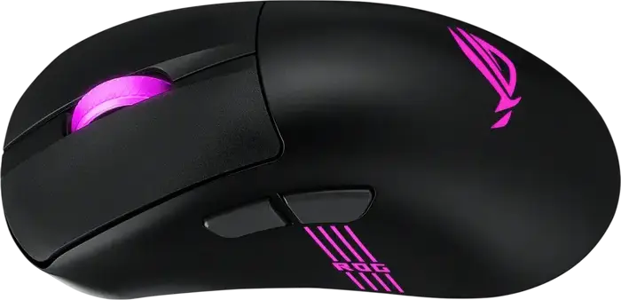 ASUS ROG Keris II Origin P722 Wireless Gaming Mouse, 42000 DPI AimPoint Pro Sensor, Hot-swappable Micro Switches II, Tri-mode Connectivity, Black