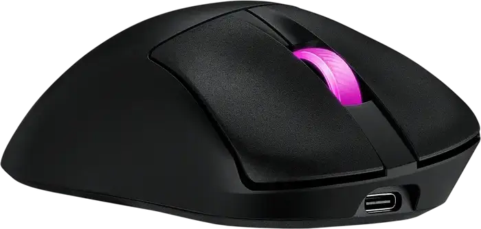 ASUS ROG Keris II Origin P722 Wireless Gaming Mouse, 42000 DPI AimPoint Pro Sensor, Hot-swappable Micro Switches II, Tri-mode Connectivity, Black
