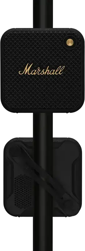 Box Portabil Bluetooth Marshall Willen II, Putere 10W RMS, Rezistență IP67 La Apă și Praf, Baterie 17 Ore, Bluetooth 5.3, Microfon Încorporat, Negru și Alamă