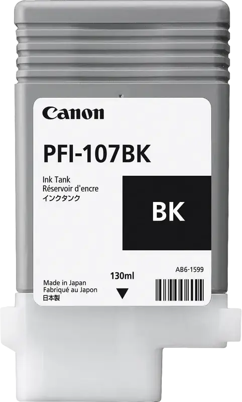 Cartuș de cerneală Canon PFI-107, 130ml, Negru
