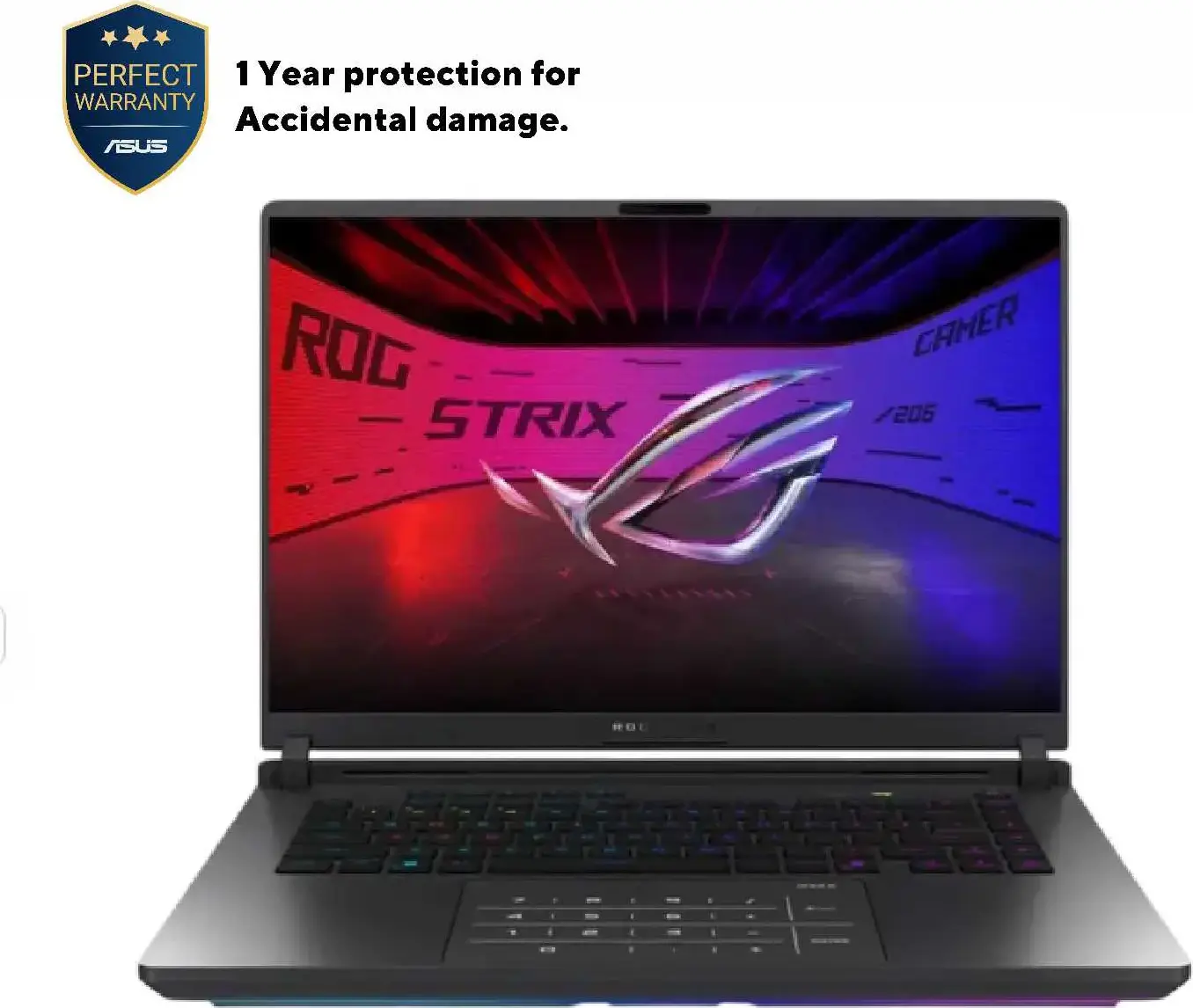 ASUS ROG Strix G16 G615LR Gaming Laptop 16" WQXGA 240Hz Nebula Display, Intel Core Ultra 9 275HX, NVIDIA GeForce RTX 5070 Ti 12GB GDDR7, 32GB DDR5, 1TB SSD, Wi-Fi 7, Eclipse Gray