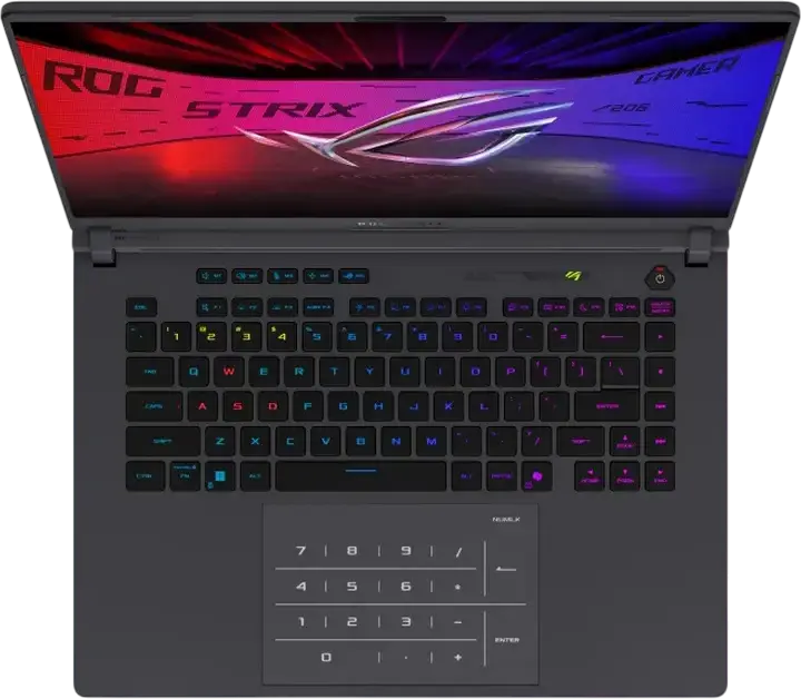 ASUS ROG Strix G16 G615LR Gaming Laptop 16" WQXGA 240Hz Nebula Display, Intel Core Ultra 9 275HX, NVIDIA GeForce RTX 5070 Ti 12GB GDDR7, 32GB DDR5, 1TB SSD, Wi-Fi 7, Eclipse Gray