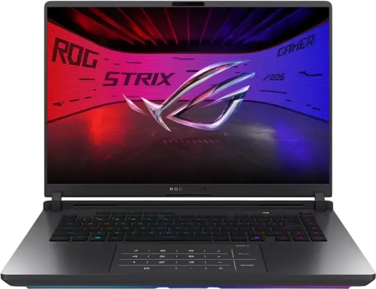 ASUS ROG Strix G16 G615LR Gaming Laptop 16" WQXGA 240Hz Nebula Display, Intel Core Ultra 9 275HX, NVIDIA GeForce RTX 5070 Ti 12GB GDDR7, 32GB DDR5, 1TB SSD, Wi-Fi 7, Eclipse Gray
