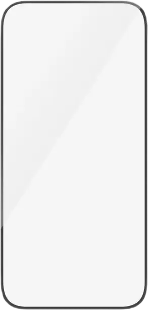 PanzerGlass Ultra-Wide Fit Screen Protector for Apple iPhone 15, Ohara Japanese Glass-Ceramics, 0.7mm Transparent Impact Resistant Smudge-Free Film