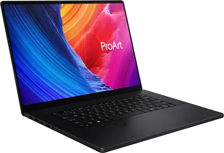 Ноутбук ASUS ProArt P16 H7606, 16" 4K OLED Touch 120Гц, AMD Ryzen AI 9 HX 370, NVIDIA RTX 5070 Ti 12ГБ, 32ГБ LPDDR5X, 2ТБ SSD, Windows 11 Pro, Nano Black
