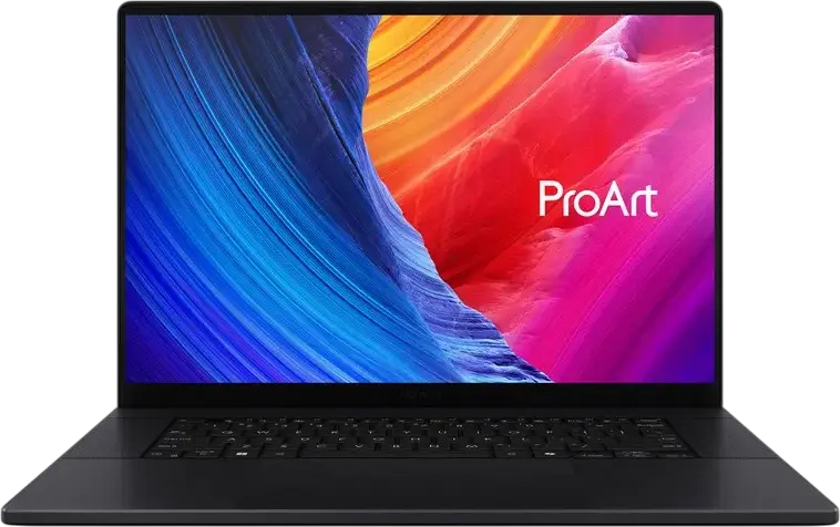 Ноутбук ASUS ProArt P16 H7606, 16" 4K OLED Touch 120Гц, AMD Ryzen AI 9 HX 370, NVIDIA RTX 5070 Ti 12ГБ, 32ГБ LPDDR5X, 2ТБ SSD, Windows 11 Pro, Nano Black