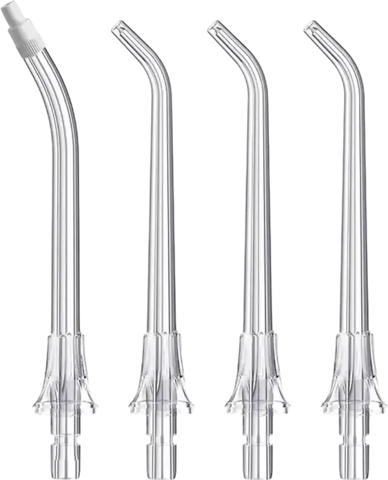 Xiaomi BHR9938GL Replacement Nozzles for Oral Irrigator, Transparent Water Flosser Tips for Adults, Compatible with Xiaomi Oral Irrigators