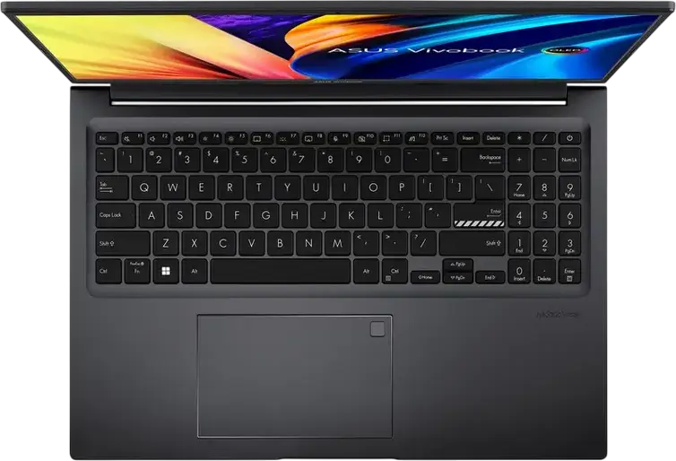 Ноутбук ASUS Vivobook 16 X1605VA, Intel Core i5-13420H, 16GB RAM, 512GB NVMe SSD, 16" OLED FHD+ 16:10, Сканер отпечатка, Wi-Fi 6, Без ОС, Indie Black