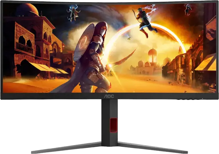 34" Monitor Gaming AOC CU34G4, VA 3440x1440 WQHD, Negru