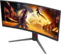 Monitor Gaming Curbat AOC CU34G4 34", WQHD 3440x1440, Fast VA, 180Hz, 0.5ms MPRT, 1500R, HDR10, AMD FreeSync Premium, Reglabil pe Inaltime, Negru