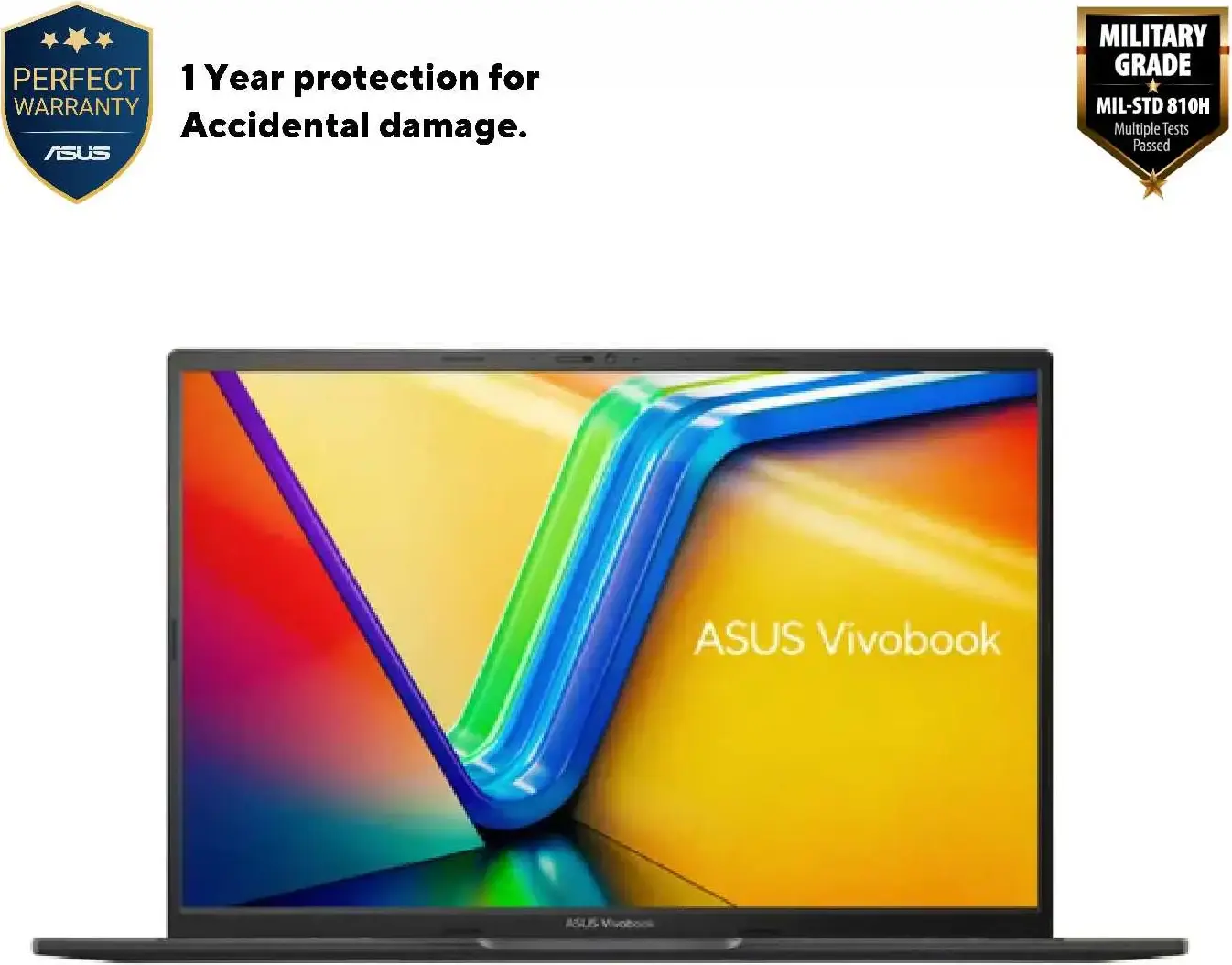 Laptop ASUS Vivobook 16X M3604YA, 16" FHD+ IPS 16:10, AMD Ryzen 5 7430U, 16GB DDR4 RAM, 512GB NVMe SSD, AMD Radeon Graphics, Tastatura Iluminata, Fara SO, Indie Black
