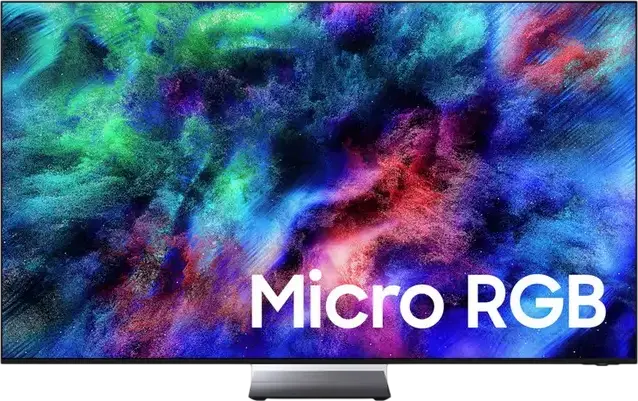 Смарт-ТВ Samsung MRE65R95HXUXUA 65" LED 4K UHD Micro RGB, 165Гц, HDR10+, AMD FreeSync Premium Pro, Dolby Atmos 4.2.2 CH, Tizen, Черный
