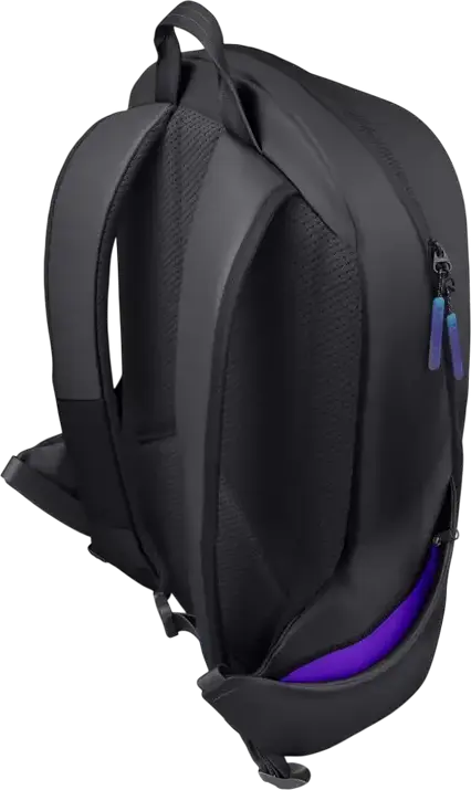 Rucsac Laptop Dell Alienware AW5625P, pana la 16 inch, 21L, Material Reciclat 600D Rezistent la Intemperii, Protectie XPE 360°, Negru, Unisex