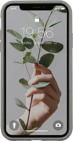 Husa Biodegradabila Forever Bioio pentru Apple iPhone 14 Plus, Cover din Materiale Vegetale Eco-Friendly, Slim, Rezistenta la Socuri, Verde