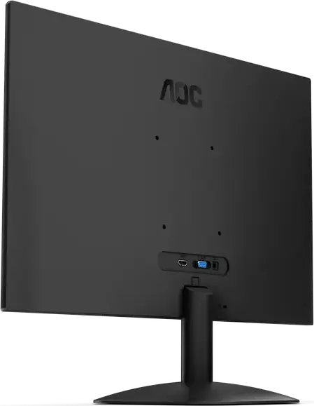 AOC 24B31H 23.8 inch FHD Monitor, IPS Panel, 120Hz Refresh Rate, 1ms MPRT, 3-Side Frameless, Adaptive Sync, HDMI, VGA, VESA Mount, Black