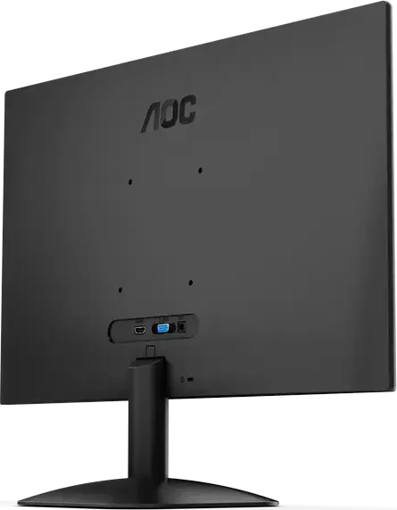 AOC 24B31H 23.8 inch FHD Monitor, IPS Panel, 120Hz Refresh Rate, 1ms MPRT, 3-Side Frameless, Adaptive Sync, HDMI, VGA, VESA Mount, Black