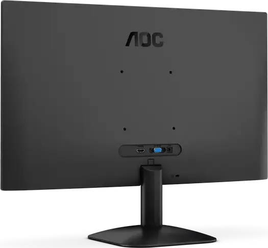 AOC 24B31H 23.8 inch FHD Monitor, IPS Panel, 120Hz Refresh Rate, 1ms MPRT, 3-Side Frameless, Adaptive Sync, HDMI, VGA, VESA Mount, Black