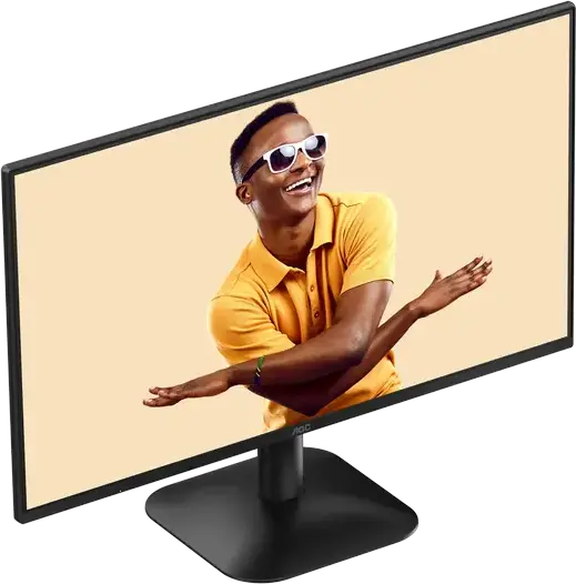 AOC 24B31H 23.8 inch FHD Monitor, IPS Panel, 120Hz Refresh Rate, 1ms MPRT, 3-Side Frameless, Adaptive Sync, HDMI, VGA, VESA Mount, Black
