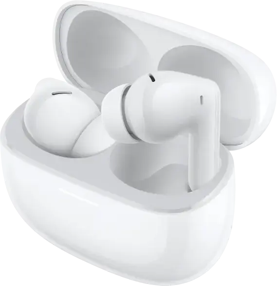 Căști Wireless Xiaomi Redmi Buds 8 Pro - Alb Noruț, cu autonomie de până la 33 de ore cu etuiul de încărcare