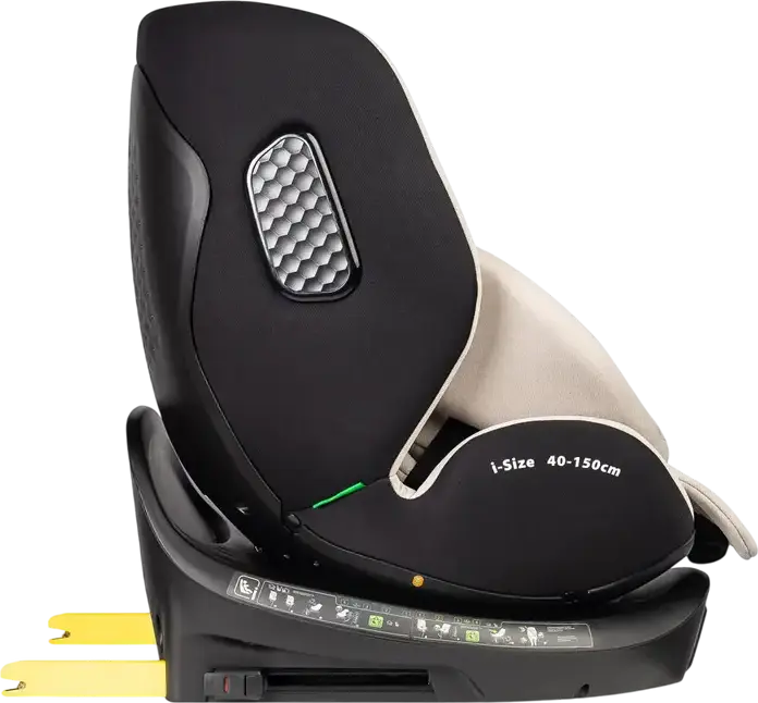Scaun Auto Caretero Lumi i-Size 360 Rotativ, ISOFIX cu Picior de Sprijin, ECE R129/03, 0-36 kg, 40-150 cm, Centură 5 Puncte, Memory Foam, 0-12 ani
