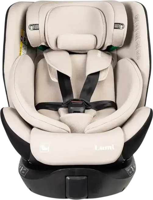 Scaun Auto Caretero Lumi i-Size 360 Rotativ, ISOFIX cu Picior de Sprijin, ECE R129/03, 0-36 kg, 40-150 cm, Centură 5 Puncte, Memory Foam, 0-12 ani