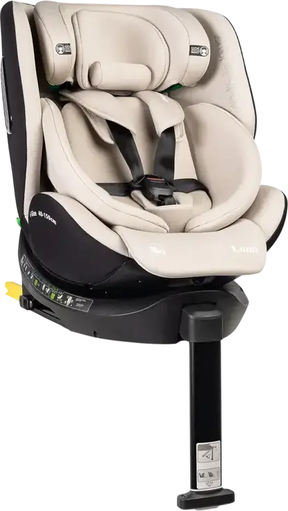 Scaun auto Caretero Lumi i-Size, Grupa 0+/1/2/3 (0-36 kg), Bej
