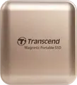 SSD Portabil Transcend ESD420 1TB USB 3.2 Gen 2x2 20Gbps Type-C Disk Extern 2000MB/s Citire/Scriere Compatibil MagSafe MIL-STD-810G Aur Roz