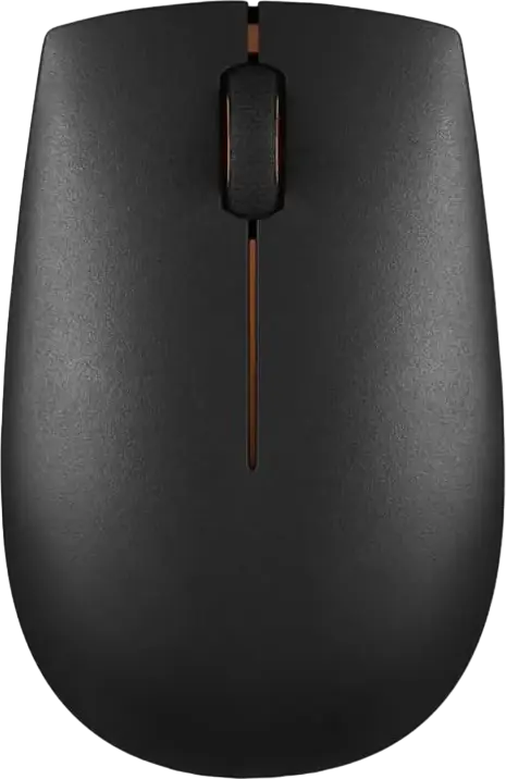 Mouse Wireless Lenovo 300 Compact, Negru