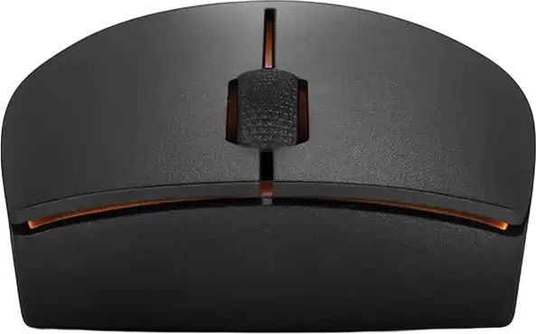 Mouse Wireless Compact Lenovo 300, Negru, Senzor Optic 1000 DPI, Receptor Nano USB-A 2.4 GHz, Design Ergonomic Ambidextru, Baterie până la 12 Luni