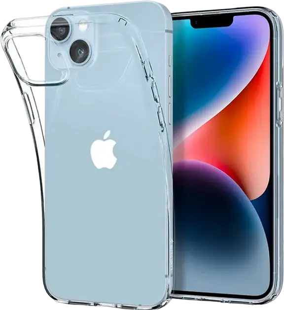 Husa Spigen Liquid Crystal pentru iPhone 14 Plus, Transparenta din TPU Rezistenta la Shockuri, Protectie Slim Anti-Zgarieturi