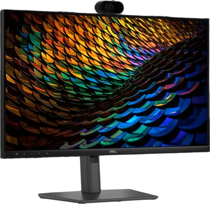Монитор Dell P2426HEB Pro Series 23.8" USB-C Hub Conferencing, FHD 1920x1080 IPS, 120Гц, ИК-камера 4МП, Динамики 2x 5Вт, 90W PD, RJ45, Черный