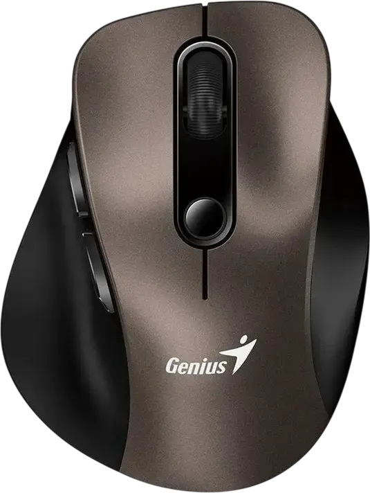 Mouse Wireless Genius Ergo 9000S, Champagne Titanium
