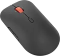 Mouse Wireless Lenovo Pro Plus 6050, Negru, Conectivitate Duală Bluetooth și Wireless RF, Senzor 4000 DPI, Click Silențios, Design Ergonomic cu Suprafață Soft