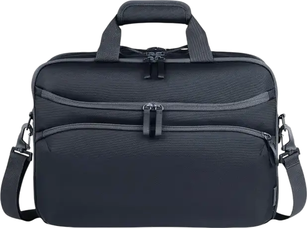 HP Travel Plus 22L Laptop Bag A2CD0AA, Fits up to 16 inch Laptops, Expandable to 30L, RFID Blocking, Trolley Strap, Black Polyester, 180-degree Opening