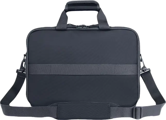 HP Travel Plus 22L Laptop Bag A2CD0AA, Fits up to 16 inch Laptops, Expandable to 30L, RFID Blocking, Trolley Strap, Black Polyester, 180-degree Opening