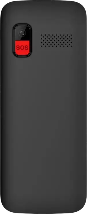 MaxCom Comfort MM443 4G Senior Feature Phone, Dual-SIM, 2.8" Display, SOS Button, Desktop Charging Stand, Bluetooth 5.1, FM Radio, Black