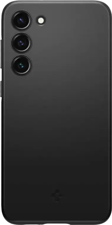 Чехол Spigen Thin Fit для Samsung Galaxy S23+, тонкий противоударный кейс из поликарбоната с технологией Air Cushion, матовое покрытие, Черный