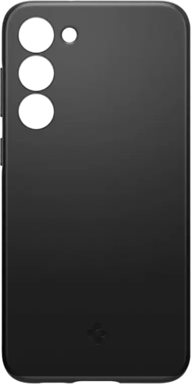 Чехол Spigen Thin Fit для Samsung Galaxy S23+, тонкий противоударный кейс из поликарбоната с технологией Air Cushion, матовое покрытие, Черный